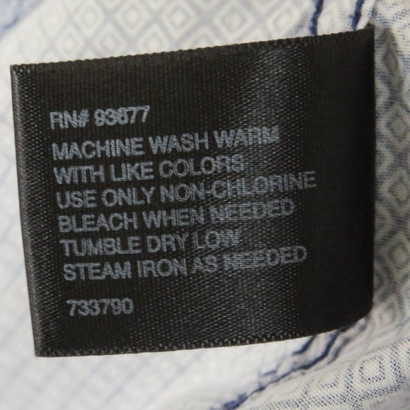 J. Ferrar* Men's Short Sleeve Button Down Chest Pocket Shirt Size~ Large - Picture 6 of 9